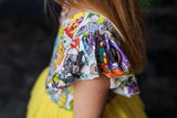 TRADING CARD BAMBOO TULLE DRESS